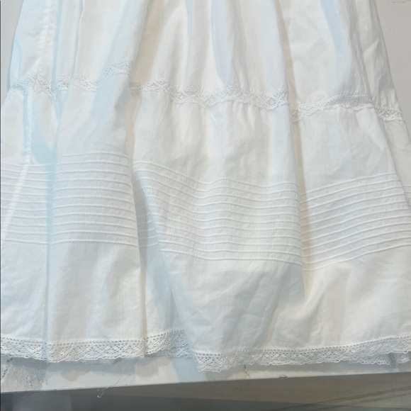 White Puff Sleeve baptism dress - Picture 4 of 6